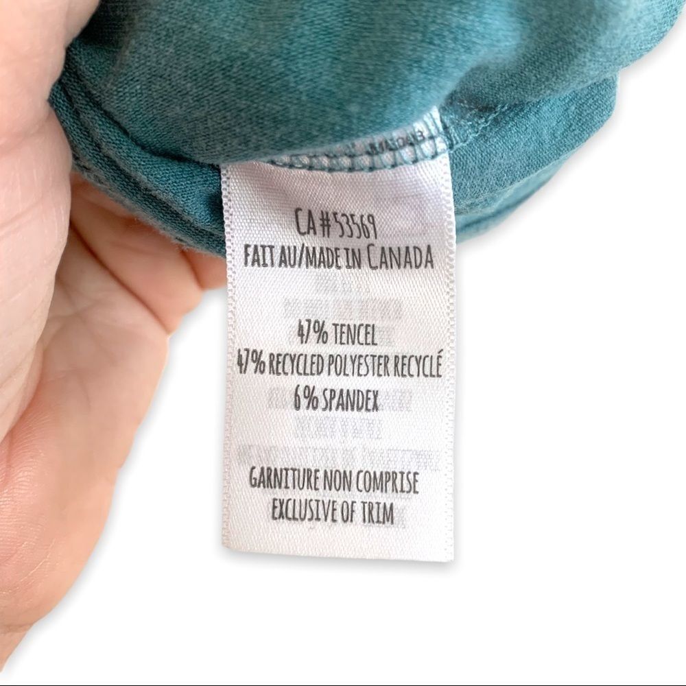 Message Factory Faux Wrap Top - Picture 7 of 7